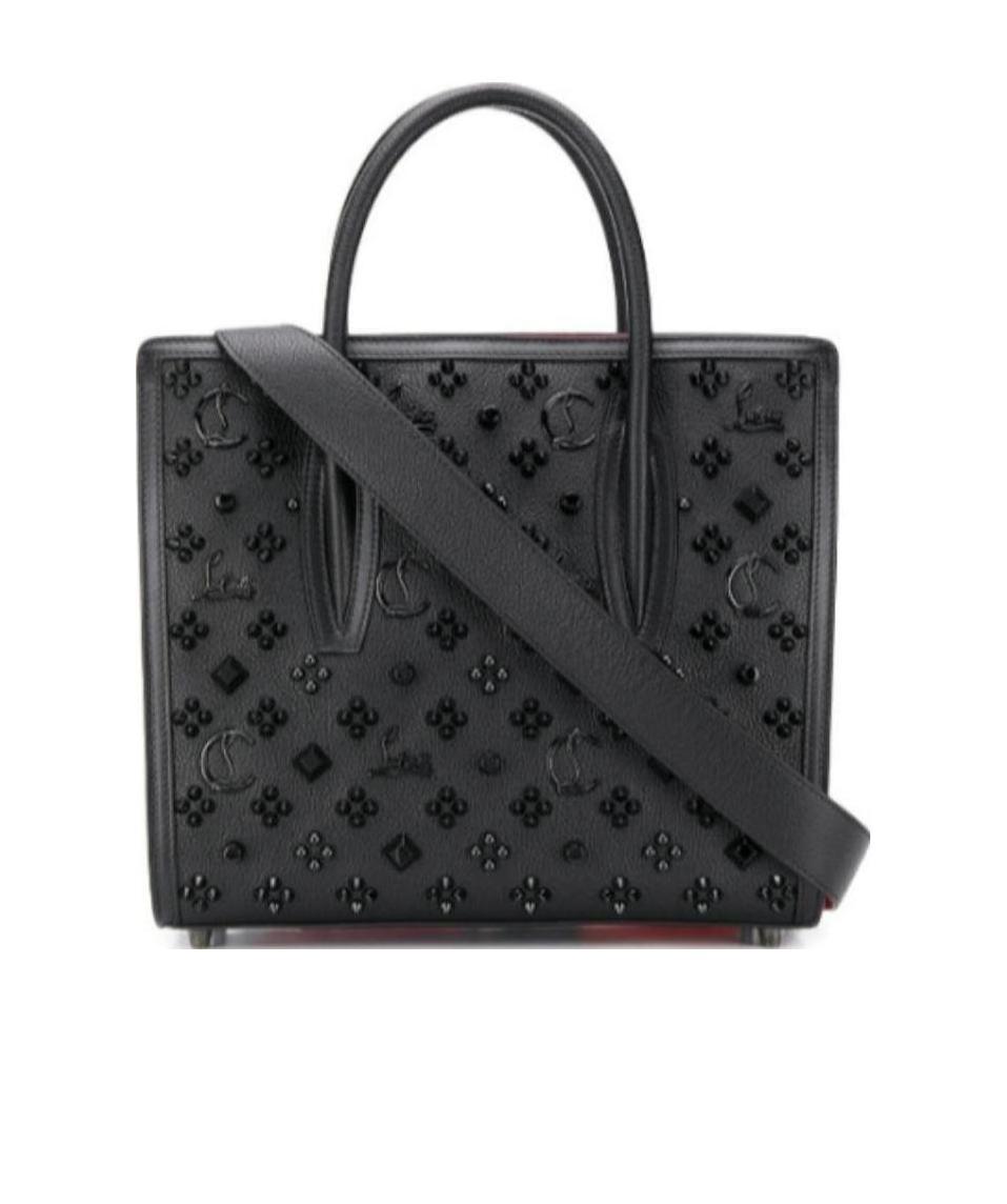 Christian Louboutin Paloma Medium Top Handle Bag In Black