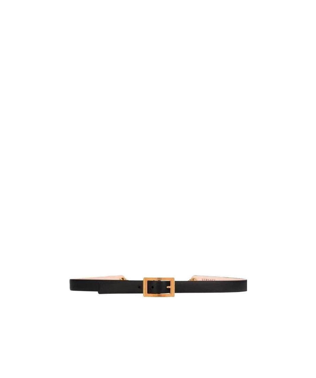 Versace Medusa Charm Belt In Black