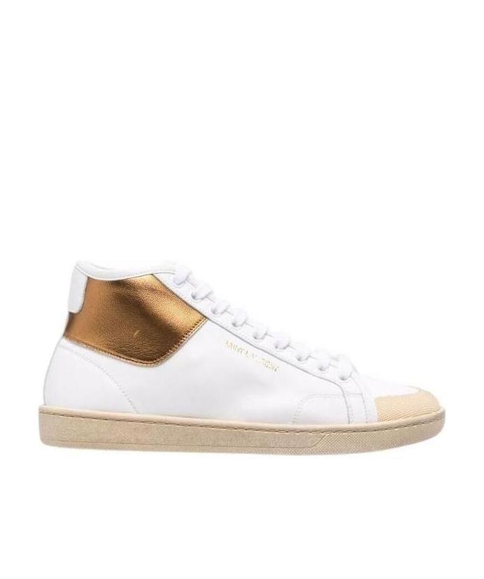 Saint Laurent Court Classic Sl/39 Sneakers In White