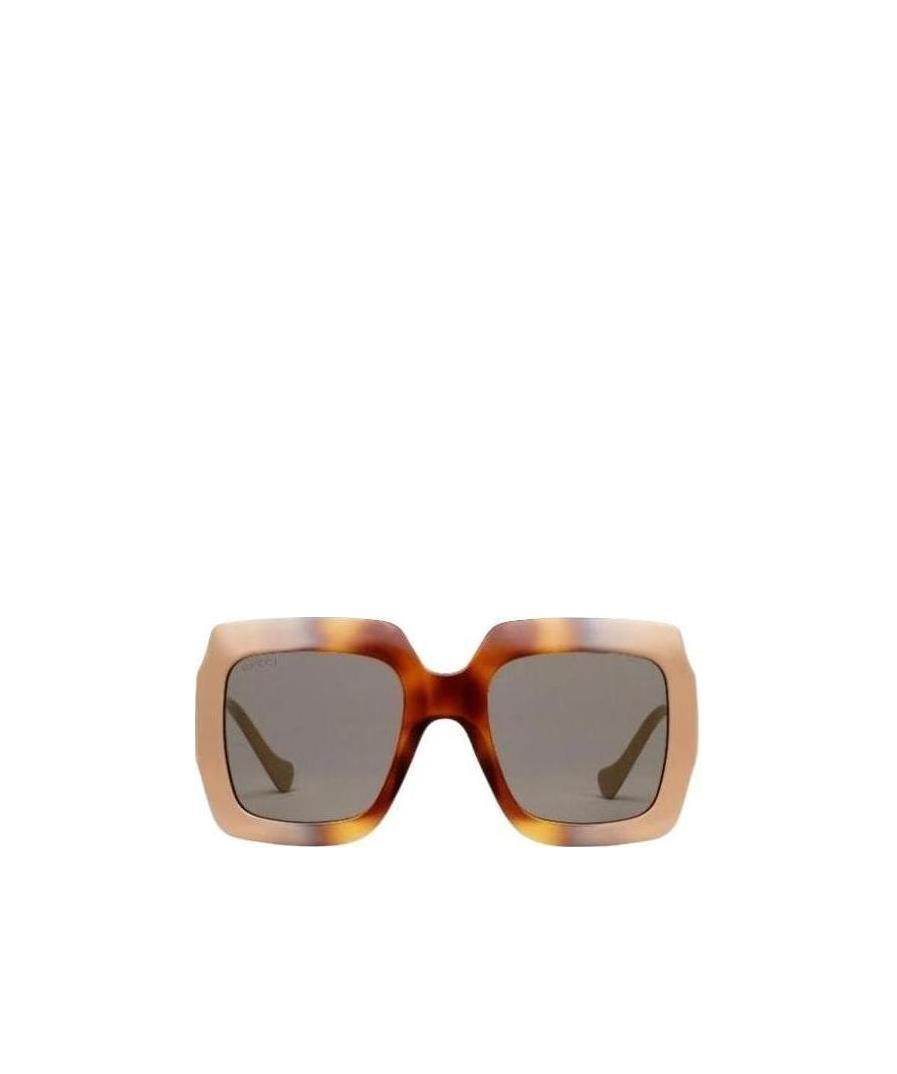 Gucci Square-frame Sunglasses In Nude