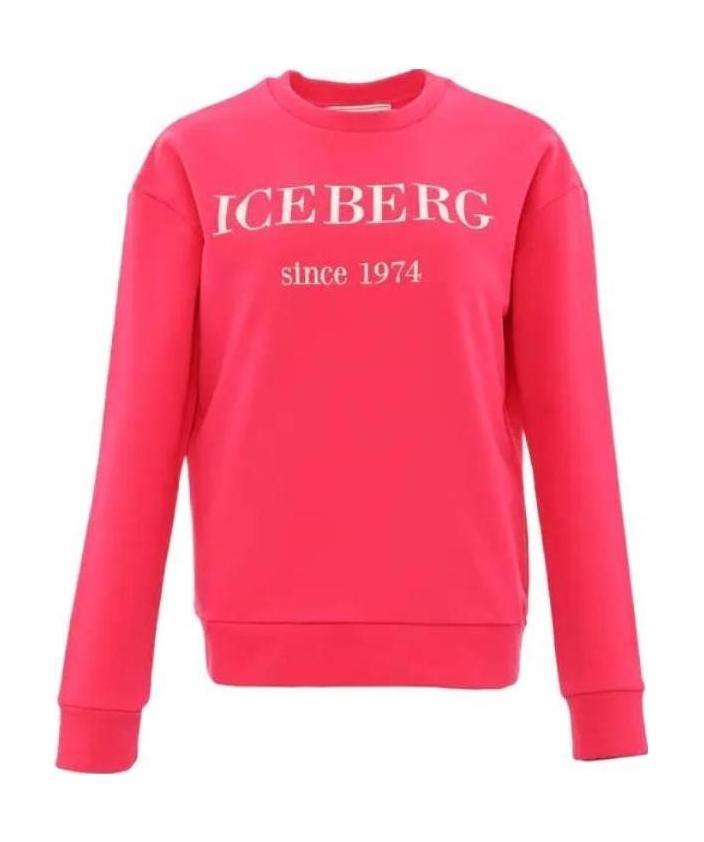Iceberg Round-neck Pullover In Red
