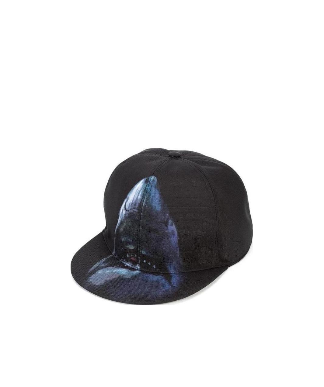 Givenchy Shark Print Cap In Black