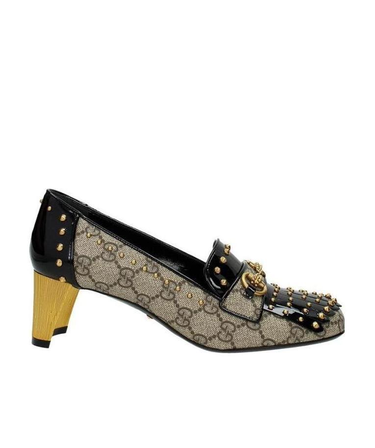 Gucci Logo High Heels In Black