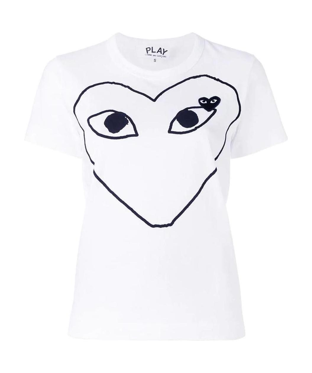 Junya Watanabe Logo Printed T-shirt In White