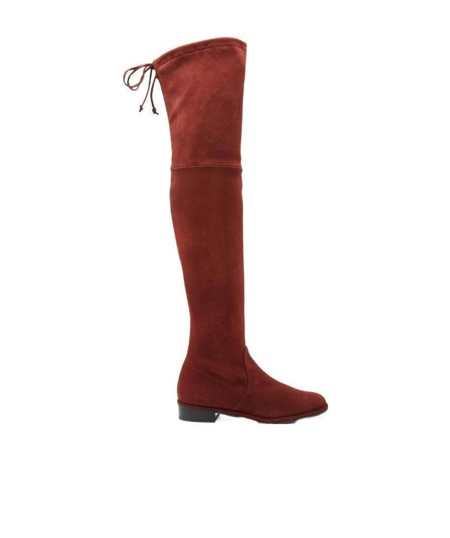 Stuart Weitzman Tie-fastened Knee-length Boots In Brown
