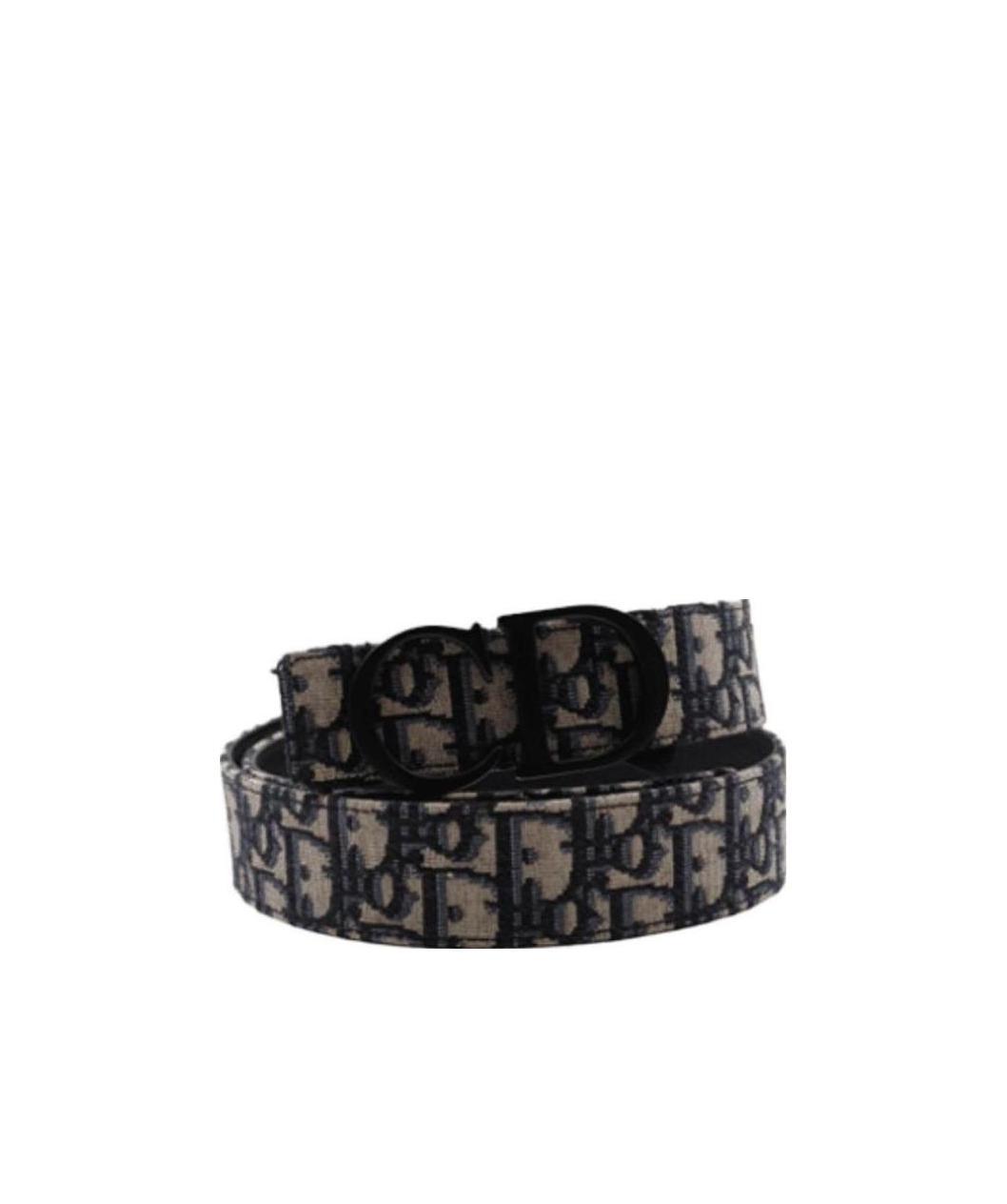 Dior Double-sided Belt In Black