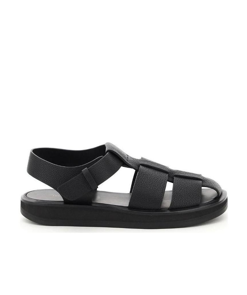 Shop The Row Fisherman Strappy Sandals In Black