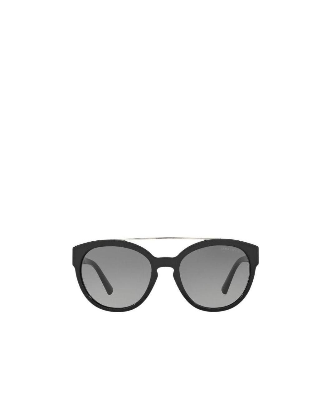 Giorgio Armani Logo Sunglasses In Gray