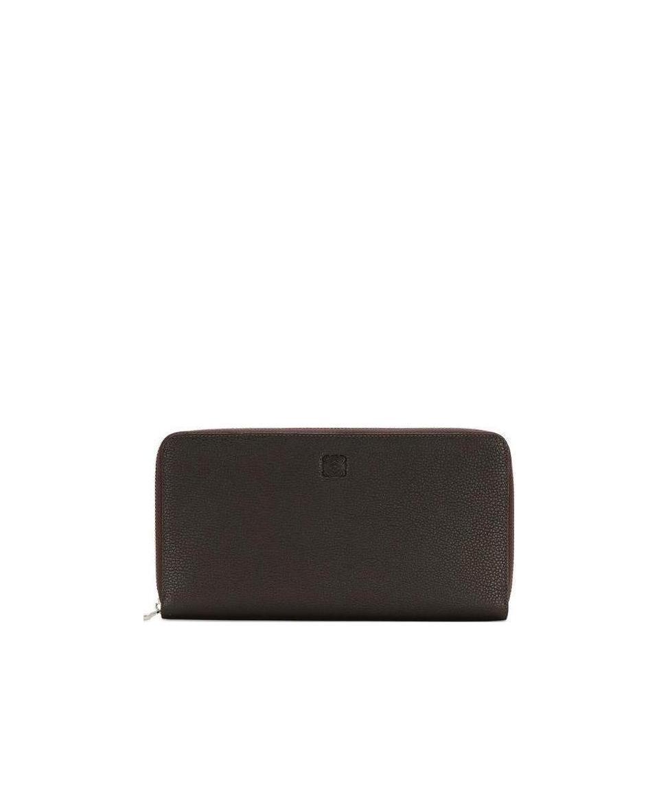 Loewe Zipper Small Wallet In Black