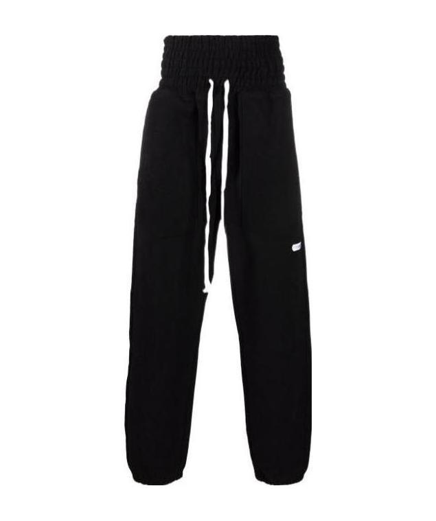 Shop Xoxogoodboy High-waisted Rope Sweatpants In Black