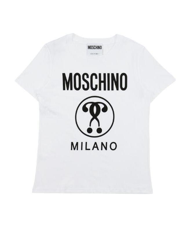 Moschino Logo Details Short-sleeved T-shirt In White