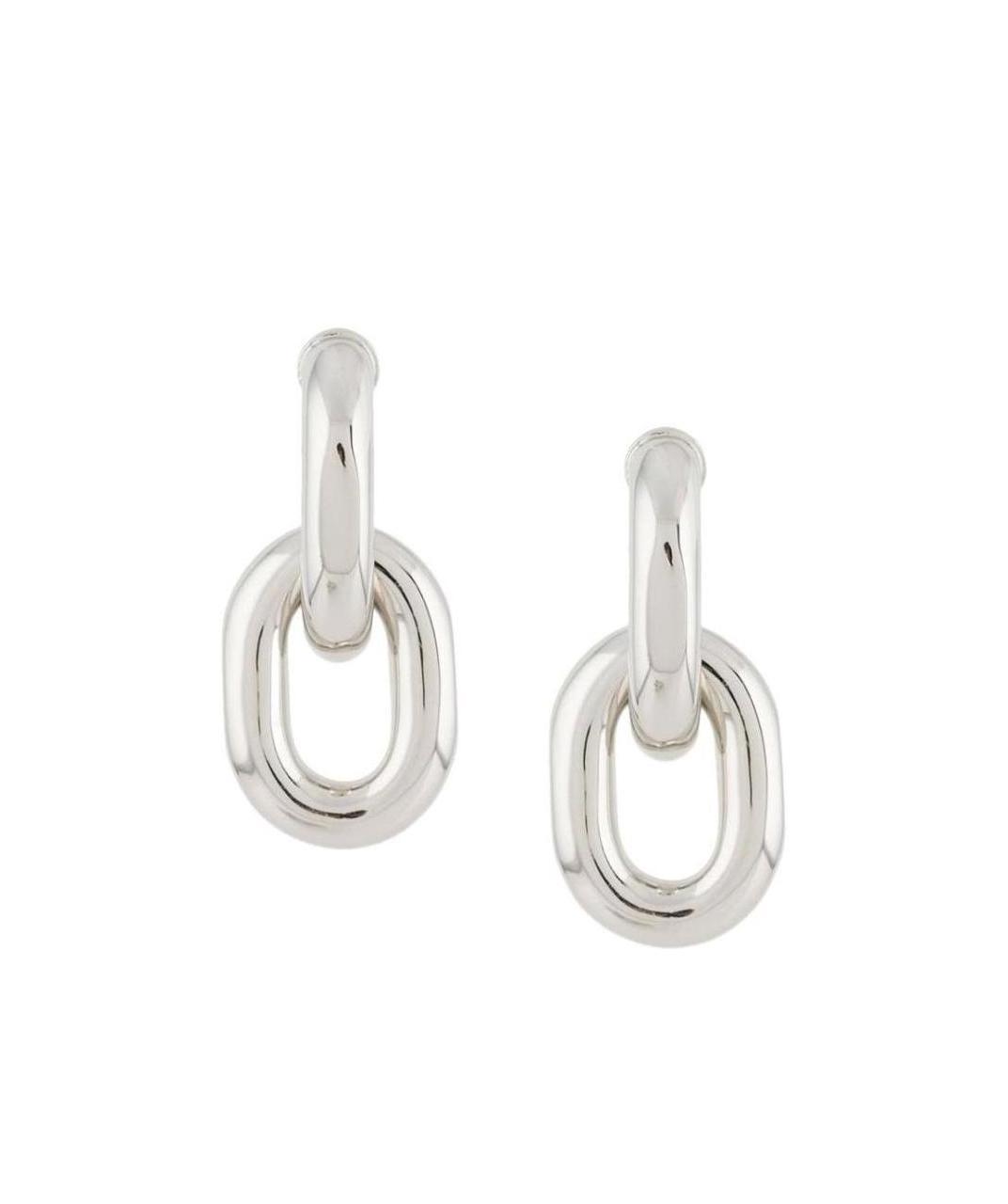 Rabanne Earrings With Silver-tone Metal Hardware In Gray