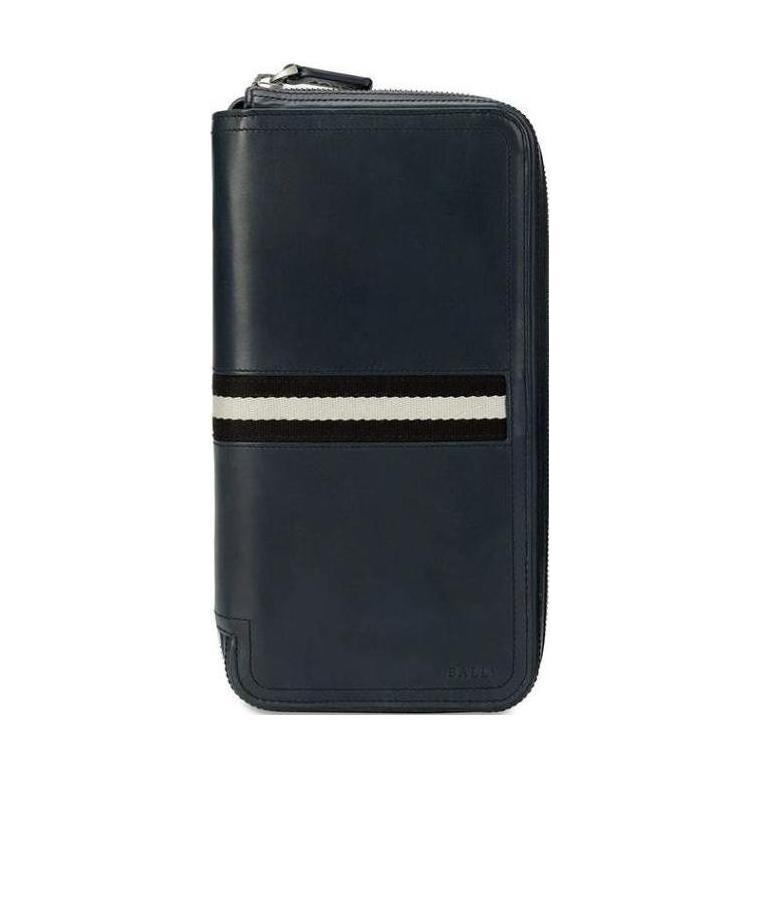 Bally Zipper Wallet In Black