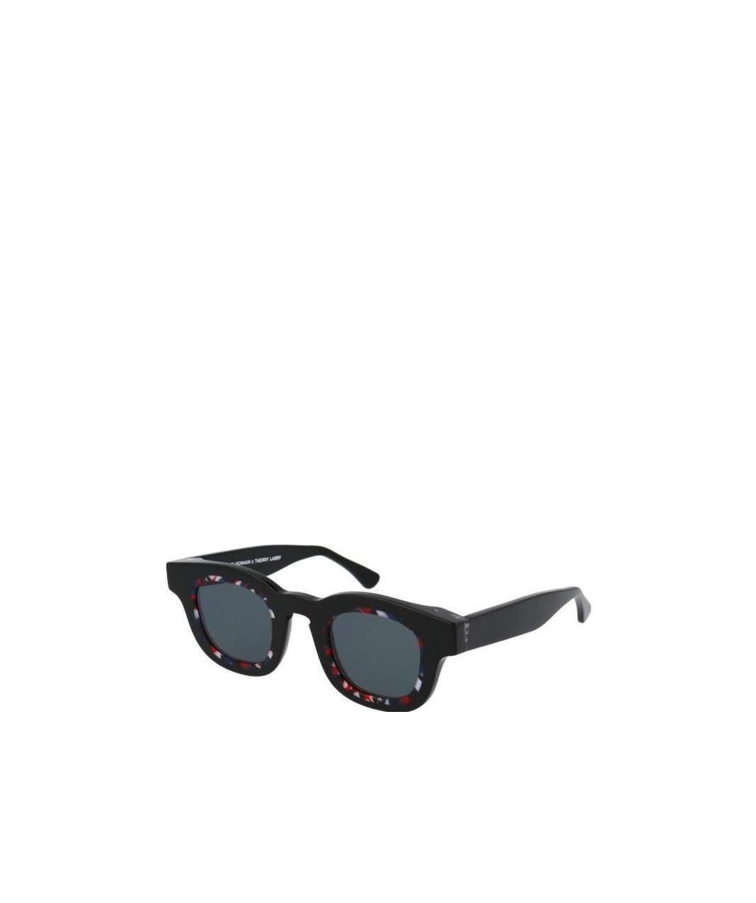 Thierry Lasry Marbled-effect Sunglasses In Black