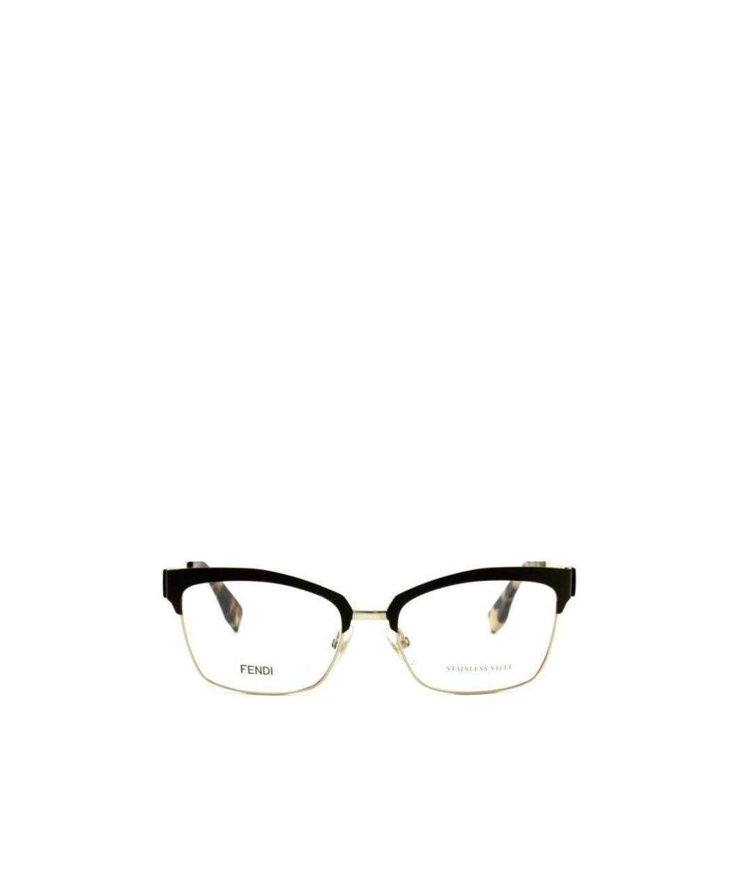 Fendi Logo Detail Flat Lens In Black