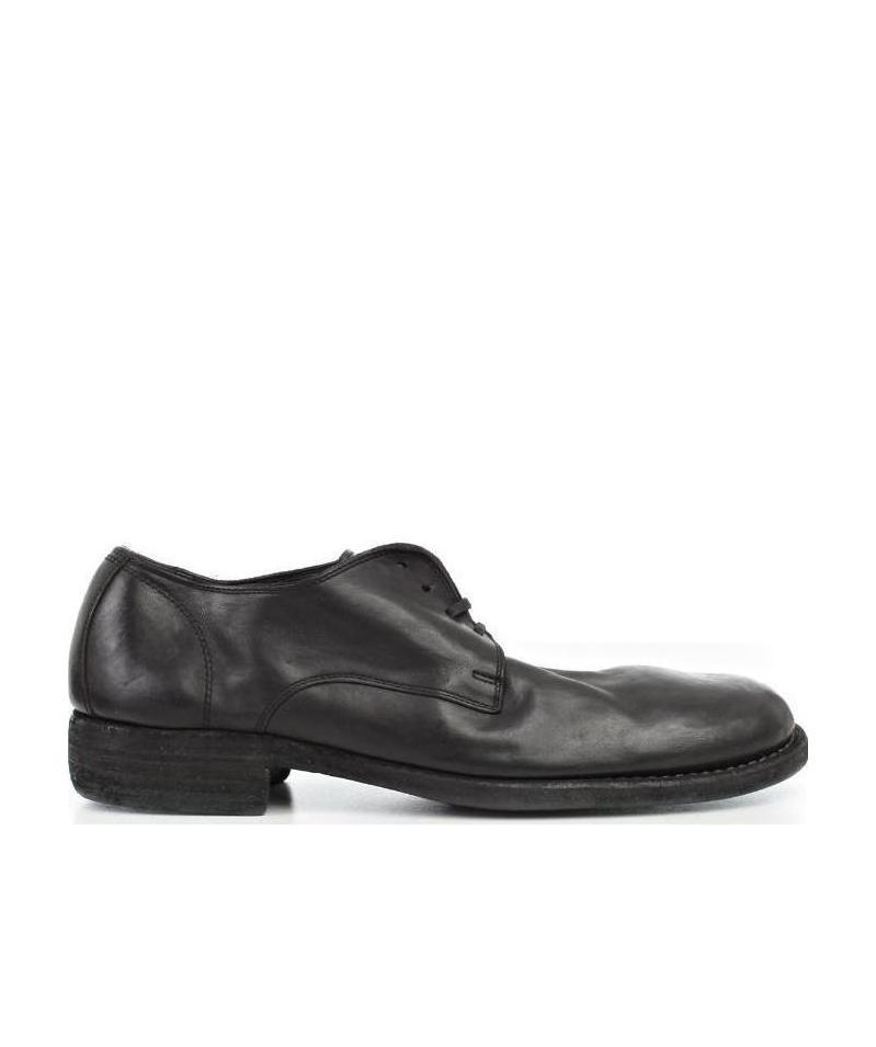 Guidi 992 Horse Derby Shoes In Black