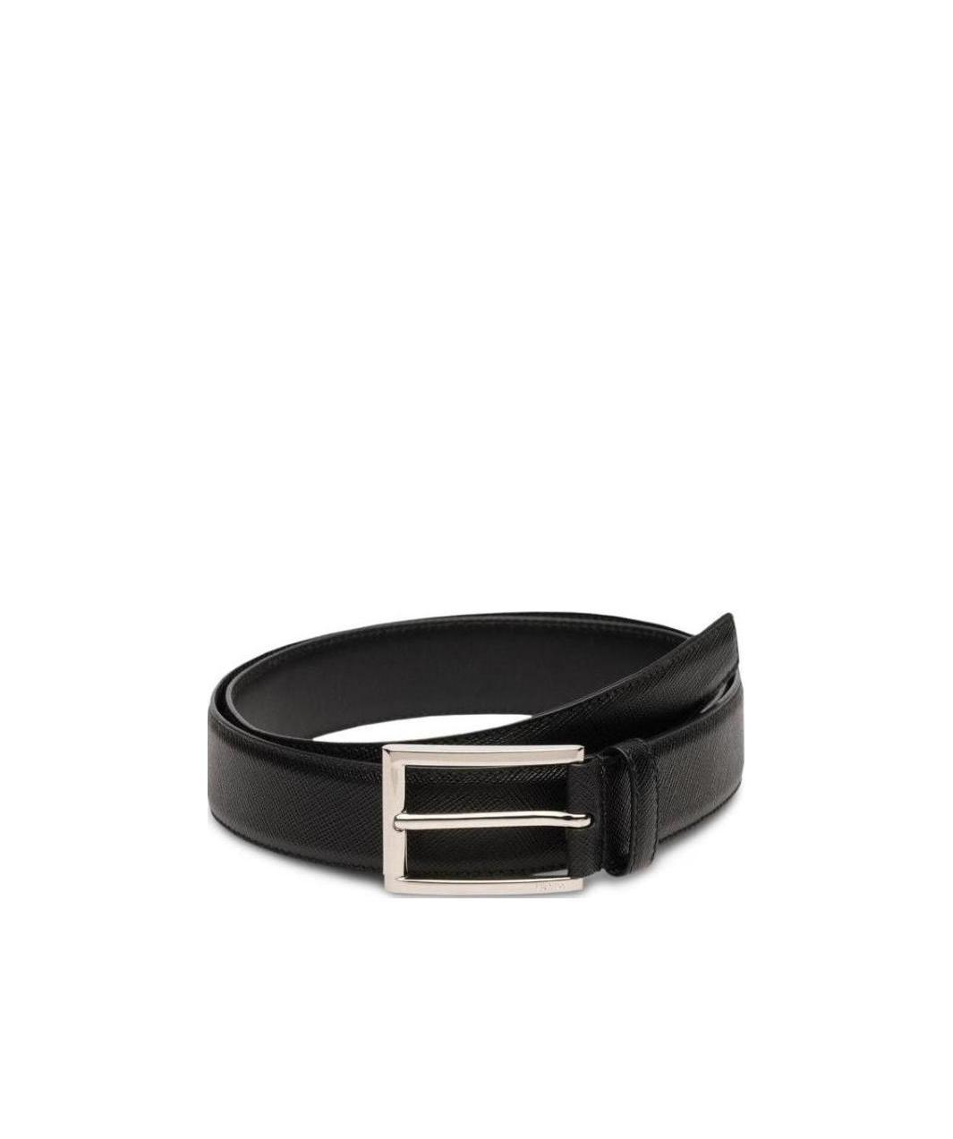 Prada Classic Buckled Belt In Black