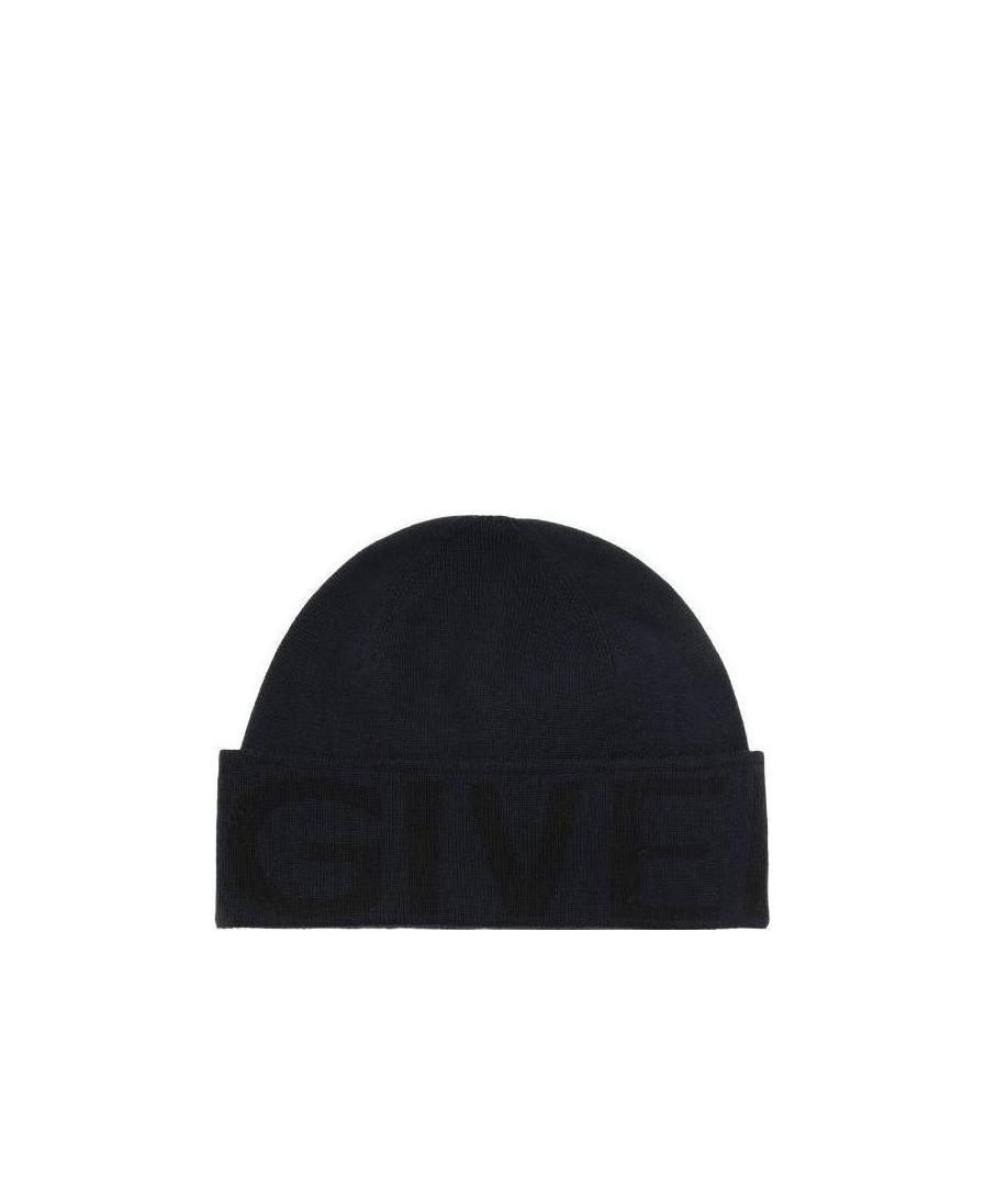 Givenchy Embroidered Logo Beanie In Black