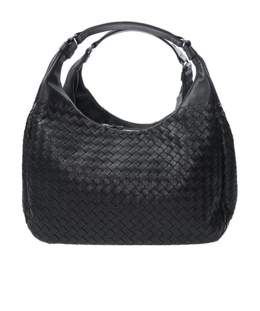 Bottega Veneta Knitted Handbag In Black