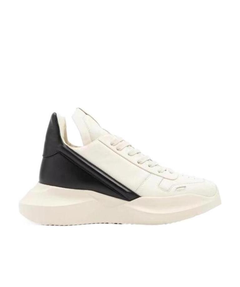 Rick Owens Color-matching Casual Sneakers In White