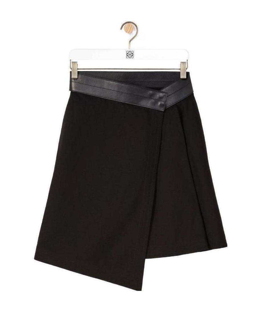 Loewe Irregular Skirt In Black