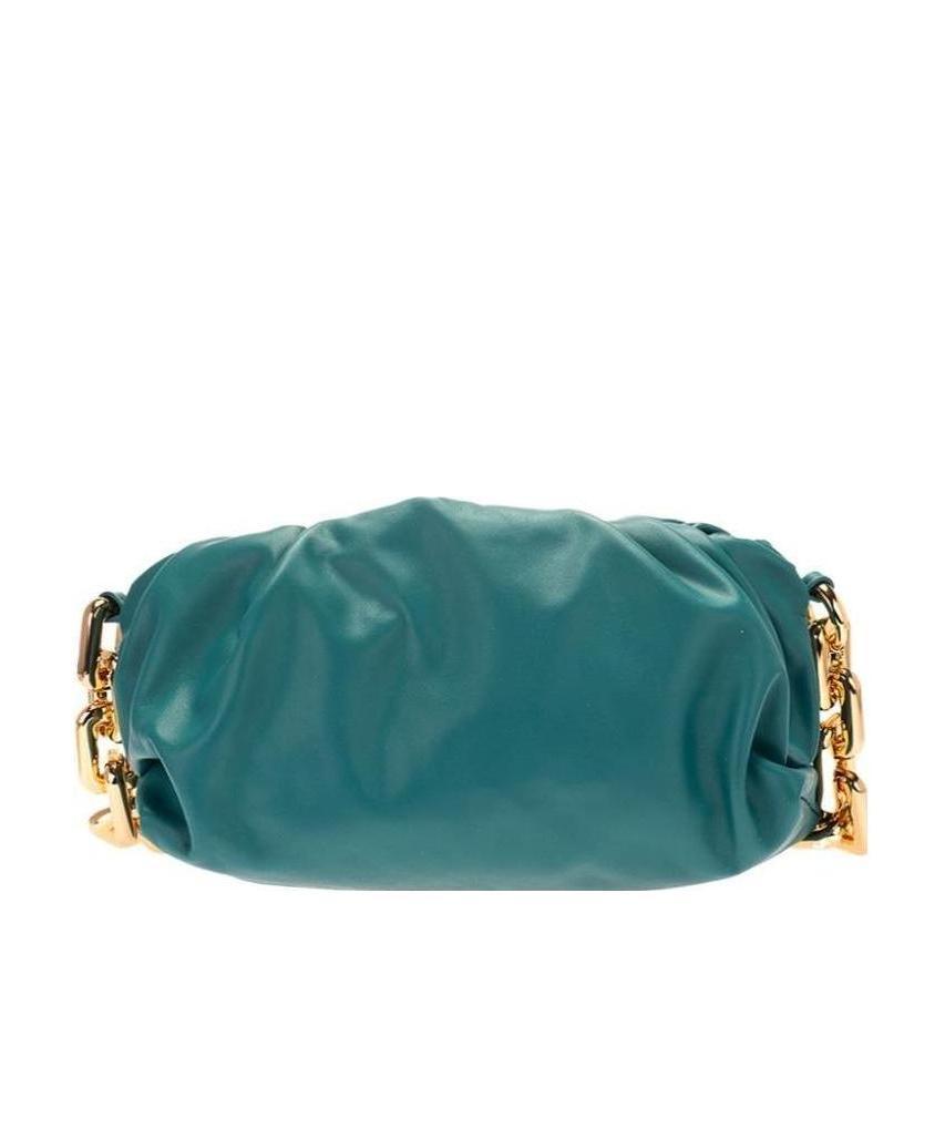 Bottega Veneta Pouch Shoulder Bag In Green