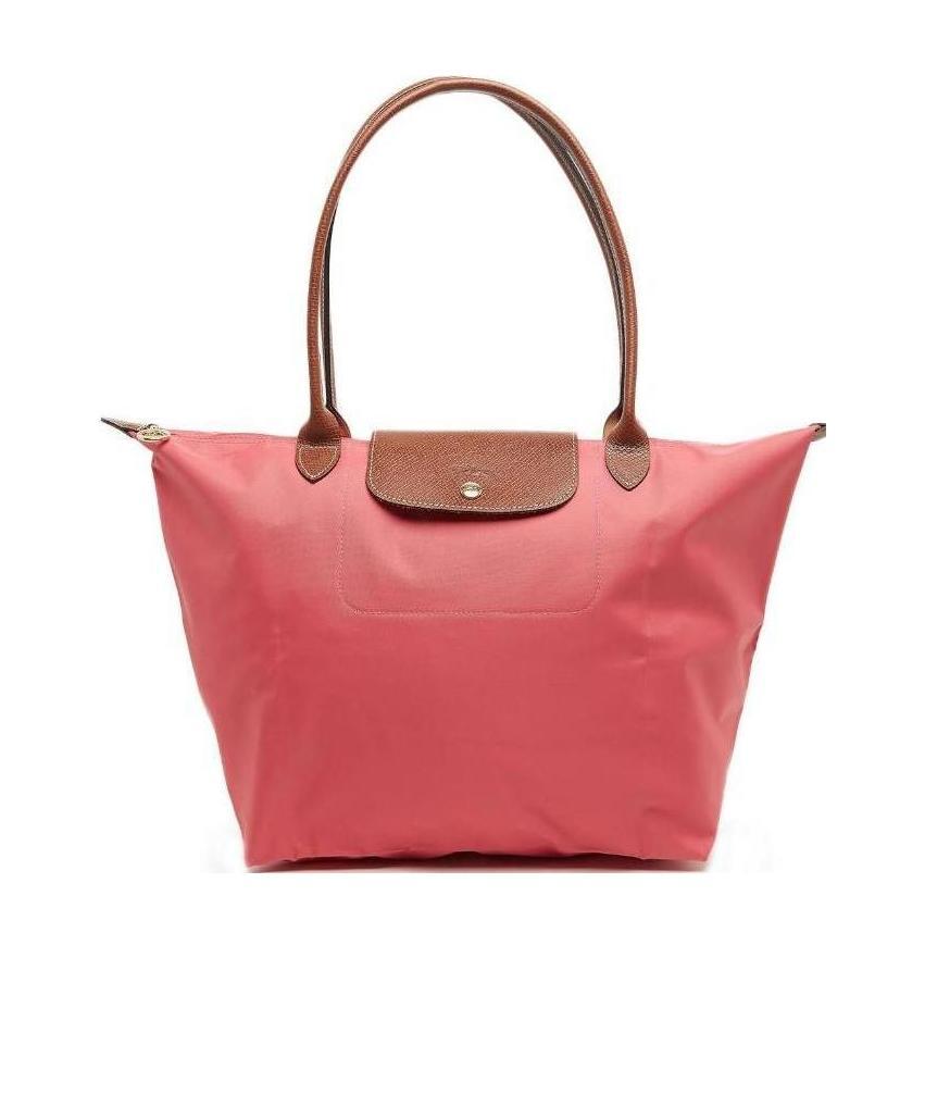 Longchamp Foldable Design Handbag In Red