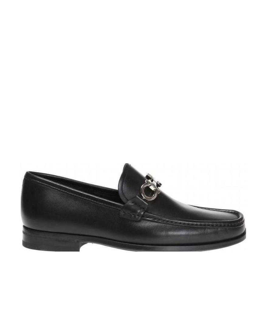Ferragamo Foster Loafers Black In Black