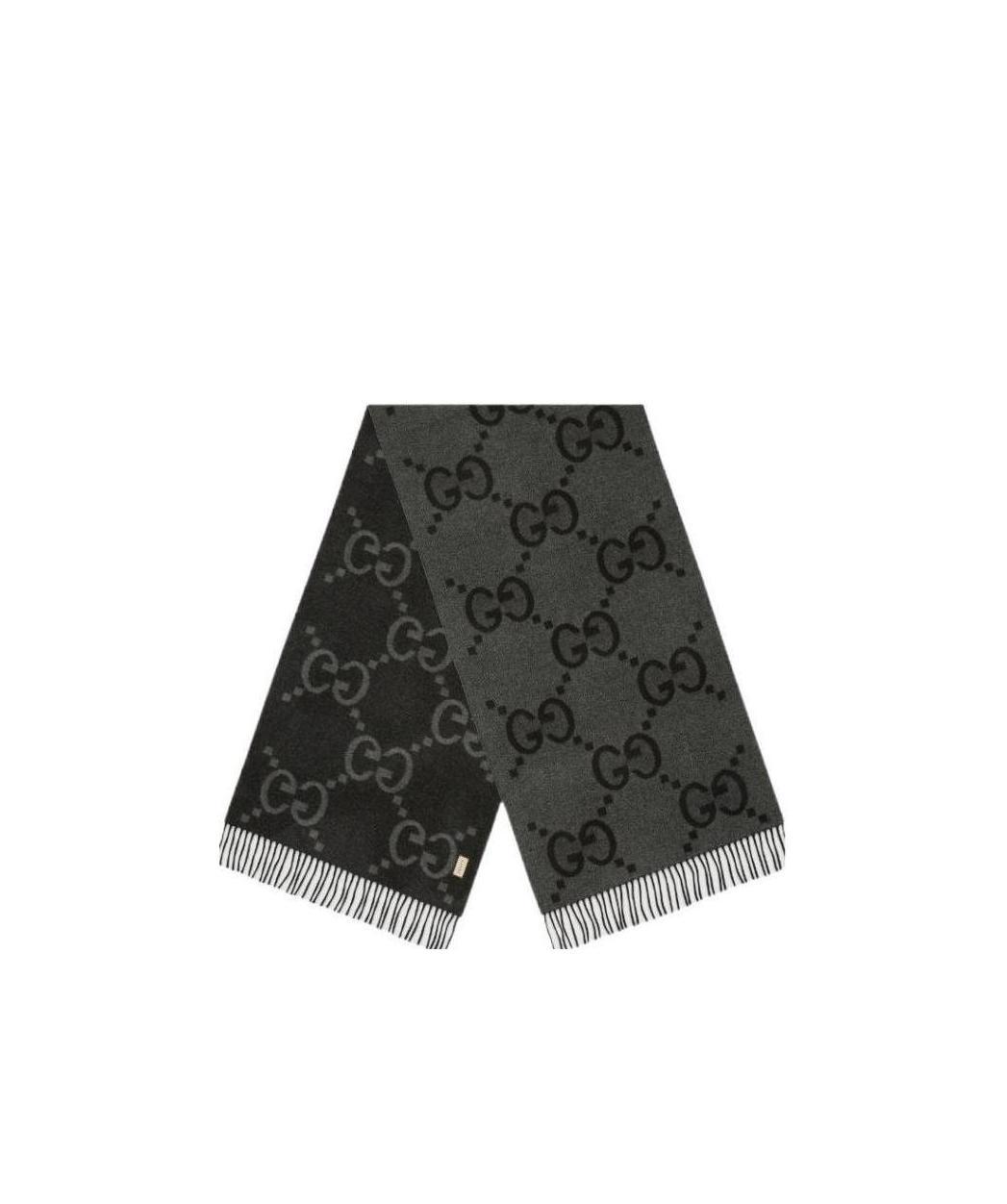 GUCCI GG CASHMERE JACQUARD SCARF