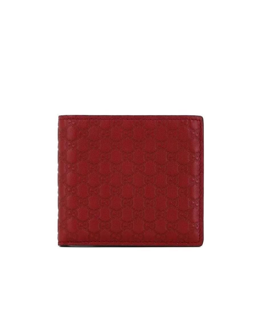 Gucci Double-folded Wallet In Red