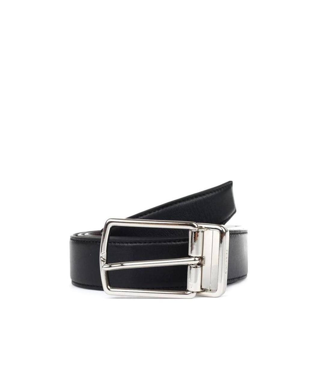 Coach Double-sided Buckle Belt In Black
