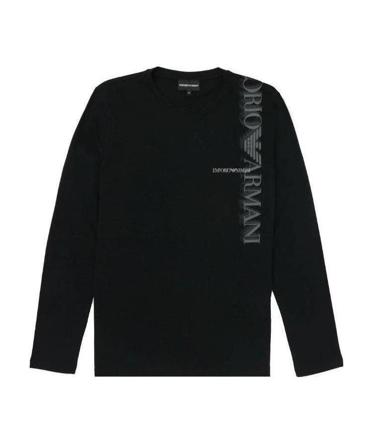 EMPORIO ARMANI LOGO LONG-SLEEVED T-SHIRT
