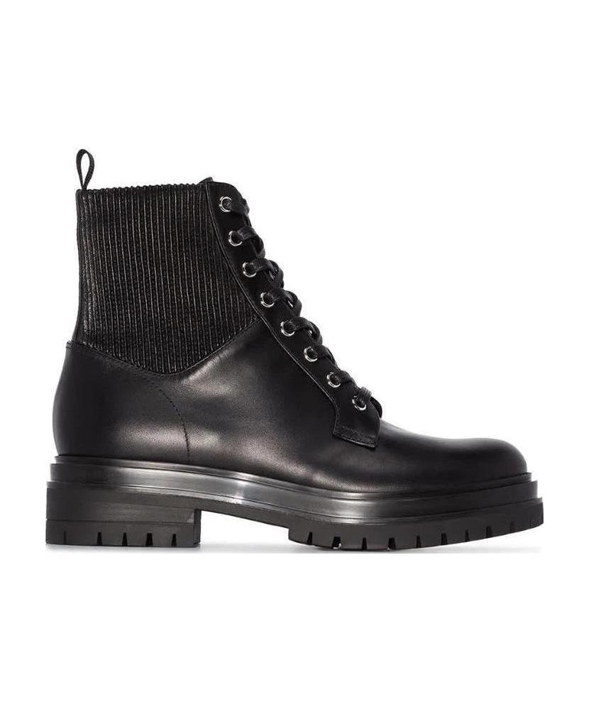Gianvito Rossi Martis 20 Leather Boot In Black
