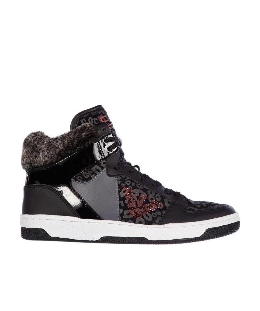 Ea7 Logo Details Casual Sports Shoes In Black