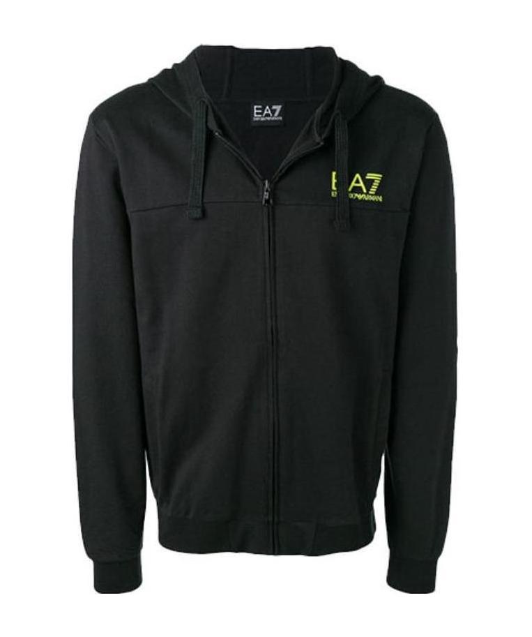 Ea7 Logo Details Casual Jacket In Black