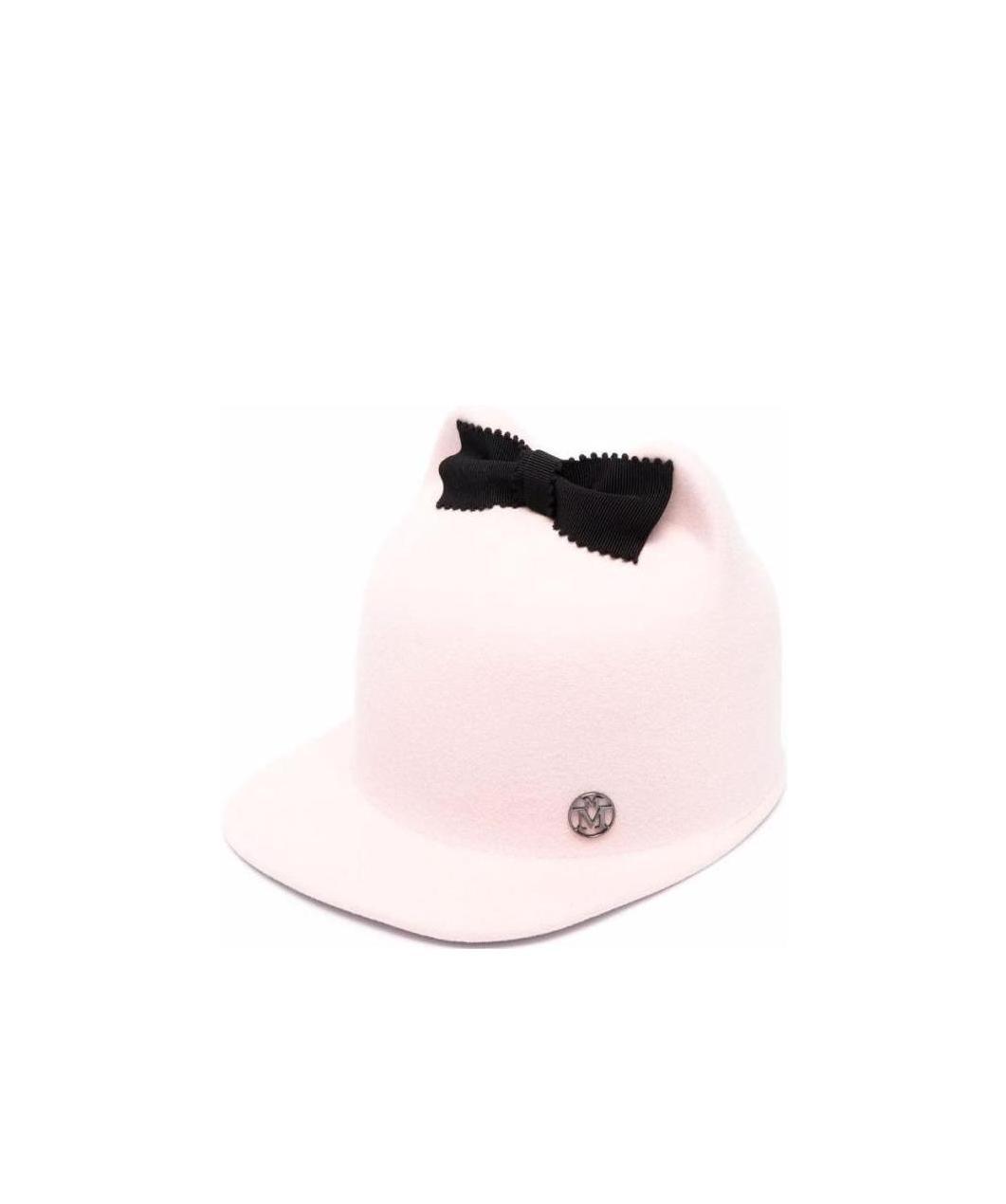 MAISON MICHEL LOGO, BOW, HAT.