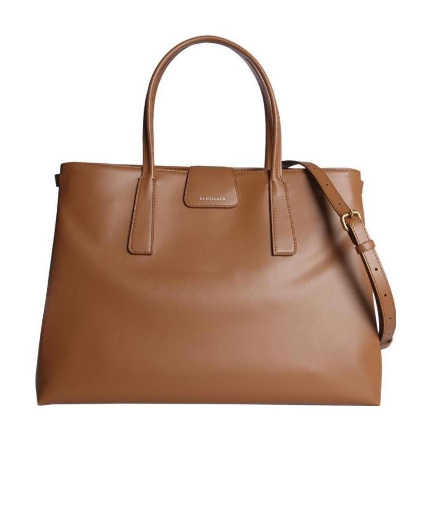 Zanellato Duo Metropolitan Linea Handbag In Brown