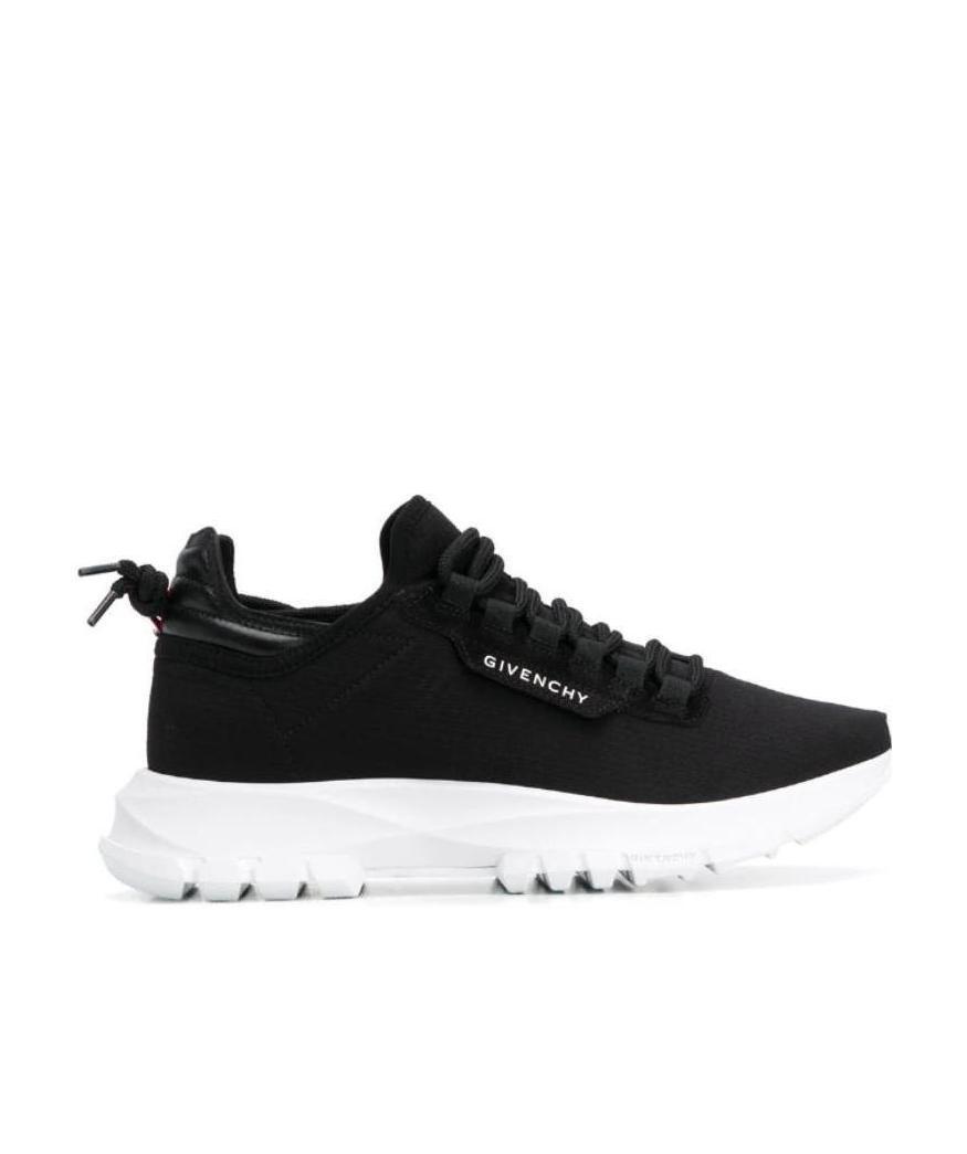 Givenchy Perforated Low-top Sneakers In Black