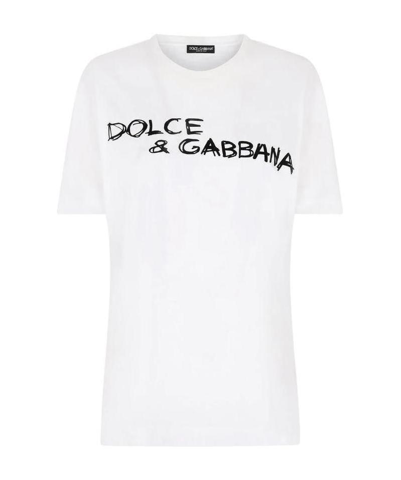 Dolce & Gabbana Logo-print T-shirt In White