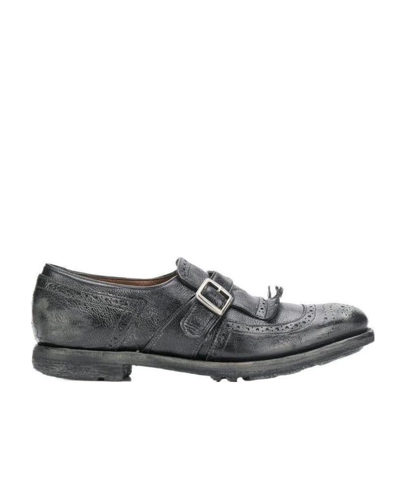 Church's Shanghai Brogue Monk Shoes In Gray