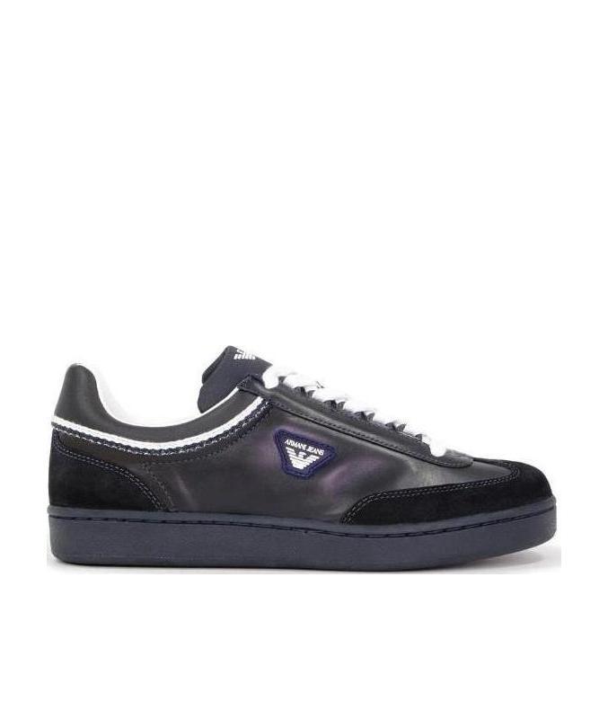 ARMANI JEANS LOGO LOW-TOP LEISURE SNEAKERS