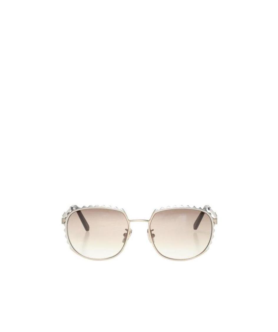 Philipp Plein Scalloped Frame Sunglasses In Nude