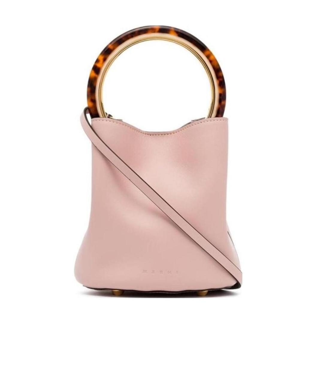 Marni Pannier Bucket Bag In Nude