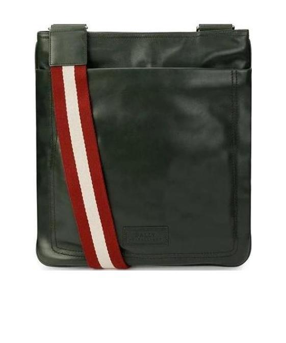 Bally Logo Shoulder Bag In Black