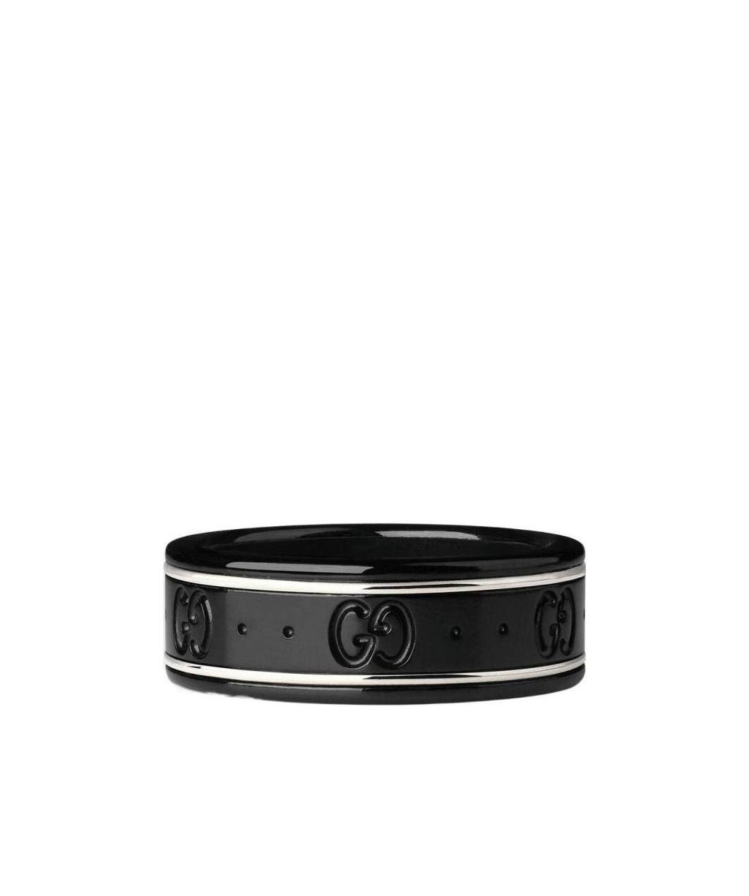 Gucci Icon 18k Thin Band In Black