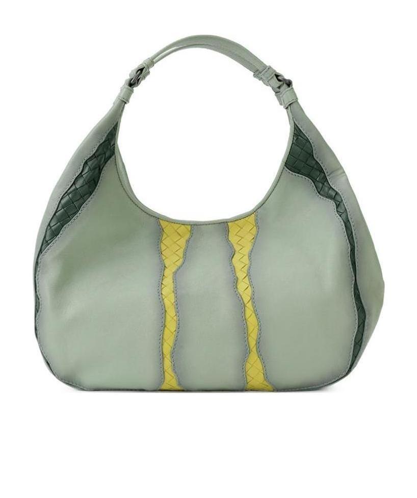 Bottega Veneta Intreciato Handbag In Gray