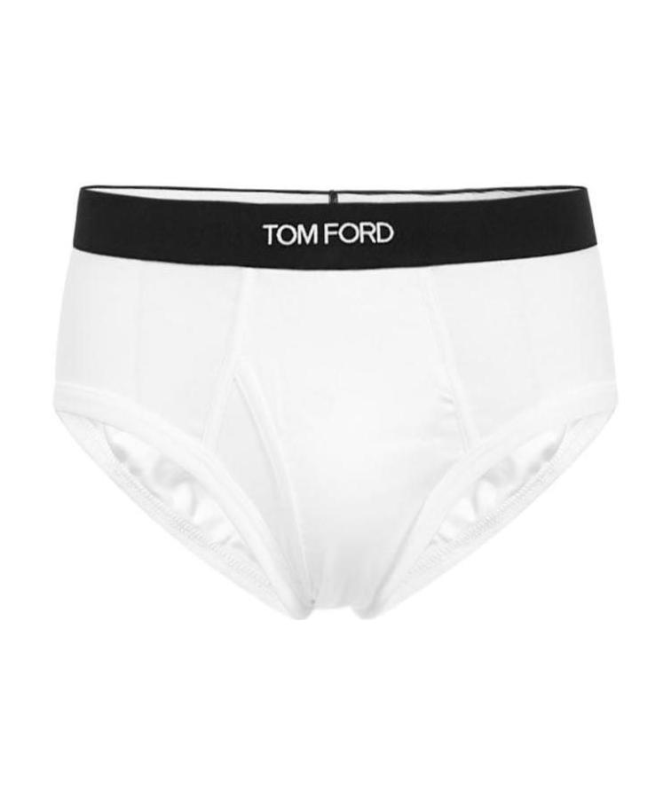 Tom Ford Two-pack Stretch Cotton And Modal-blend Briefs In White