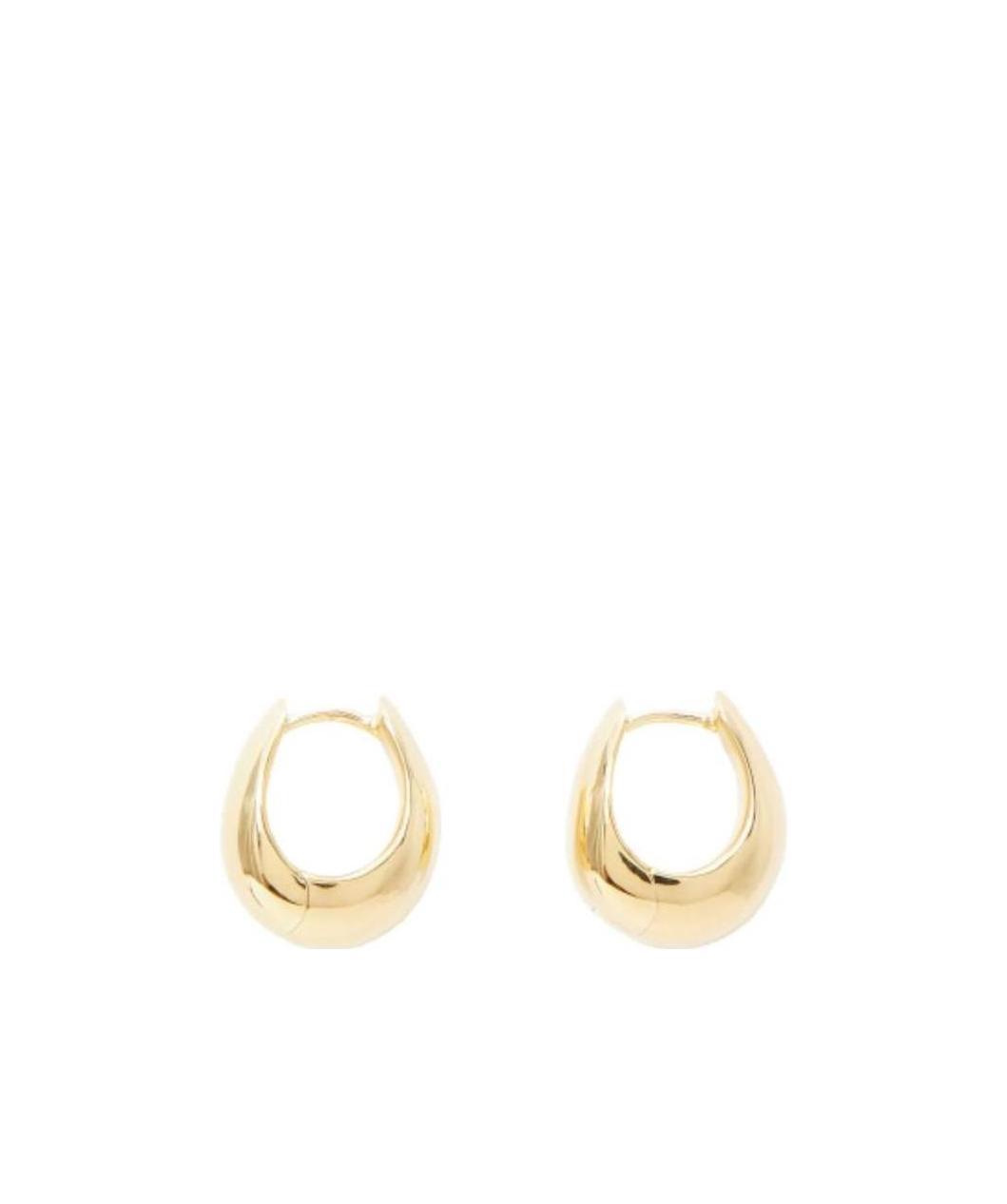 Tom Wood A Pair Of Hoop Earrings In Yellow