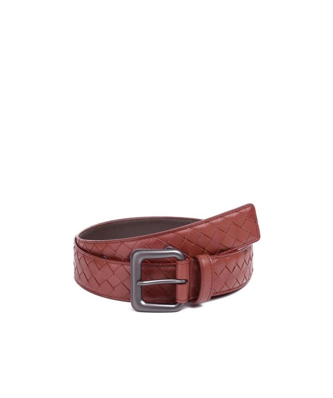 Bottega Veneta Weave A Belt In Brown