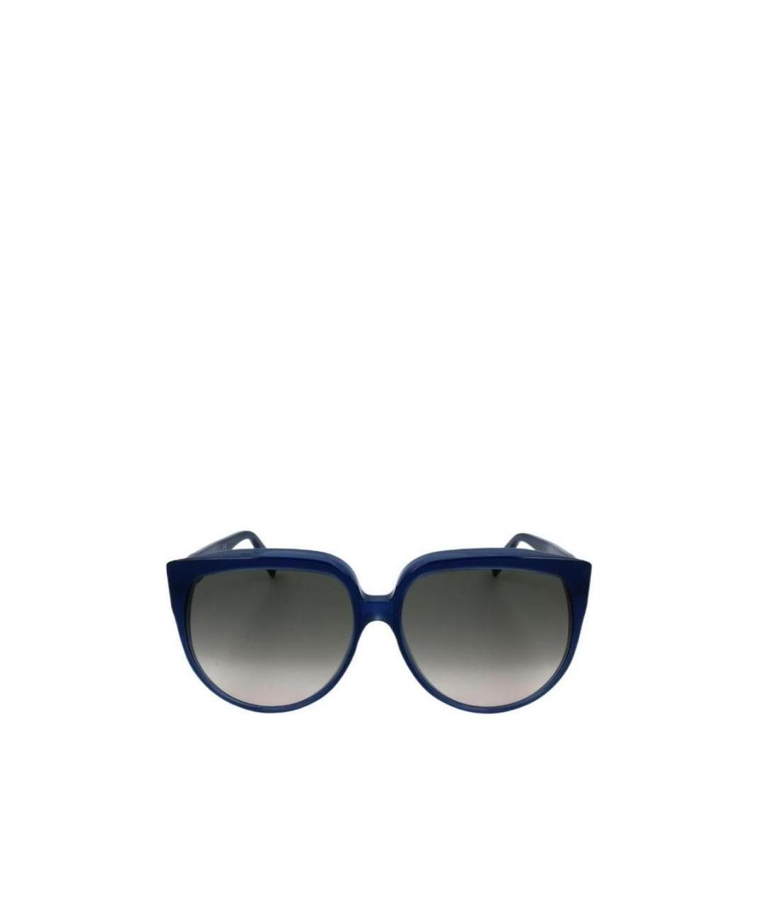 Celine Logo Sunglasses In Blue